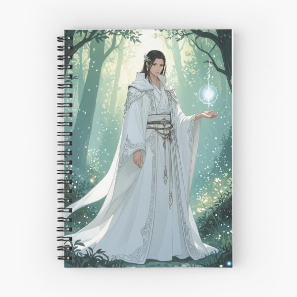 Item preview, White robed wizard in forest designed and sold by Prestons Corner.