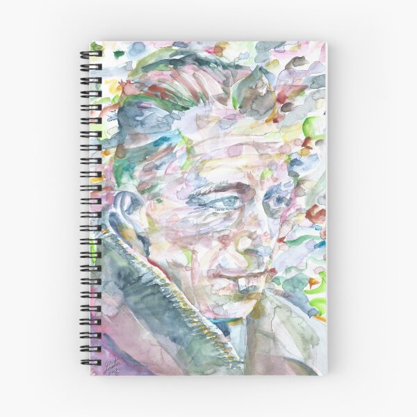 Item preview, ALBERT CAMUS - watercolor portrait.3 designed and sold by lautir.
