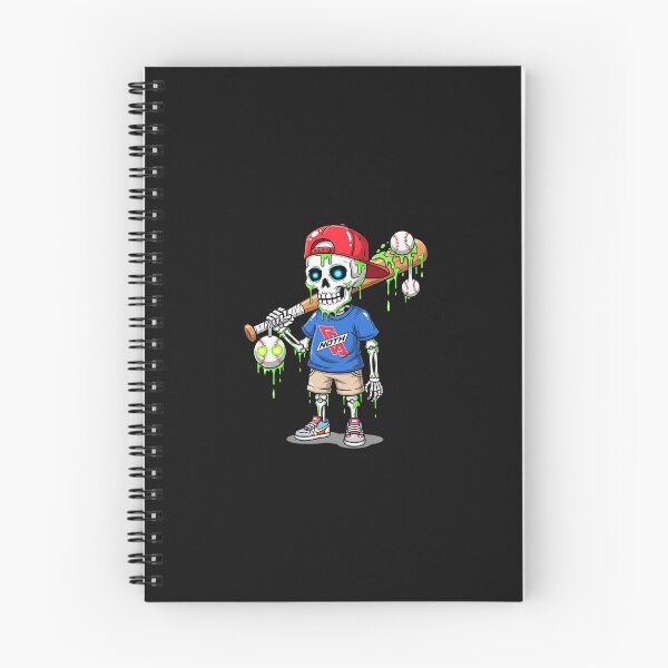 Item preview, Funny Baseball Skeleton Ice Cream Drip Baseball Boys Youth  designed and sold by facegm.