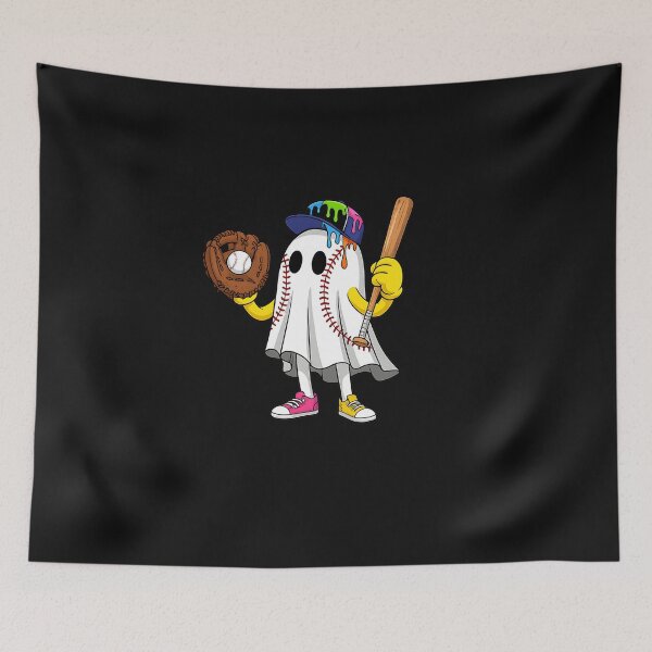 Item preview, Halloween Baseball Pumpkin Bats Spooky Home Run designed and sold by facegm.