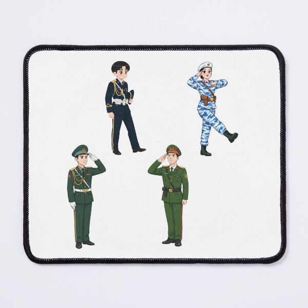 Item preview, Cute Vietnamese Soldiers Anime Bundle designed and sold by RosalinesEyes.