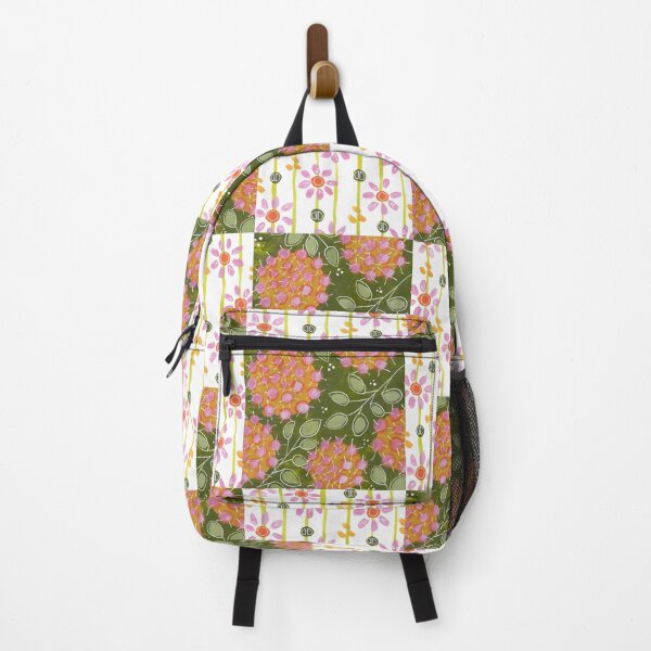 Item preview, Lantana and Daisy Stripe Combo designed and sold by MindyTimmArtist.