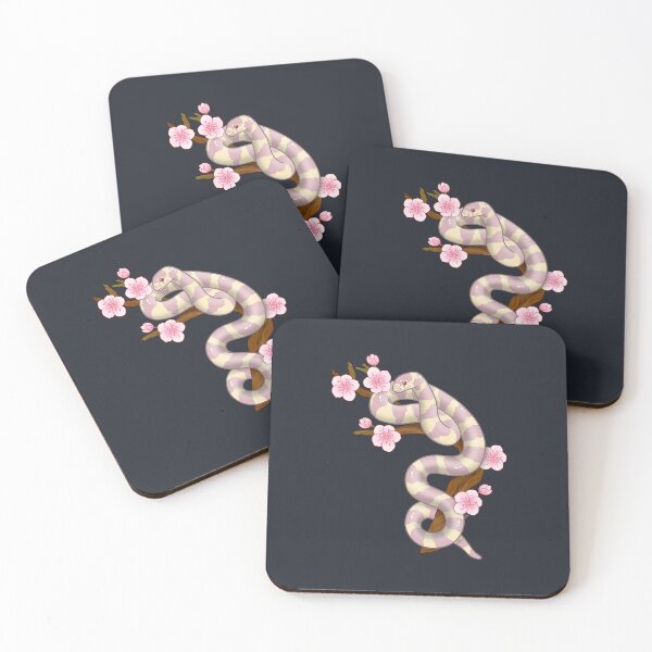Item preview, California Kingsnake Albino With Sakura Flowers II designed and sold by anacecilia.