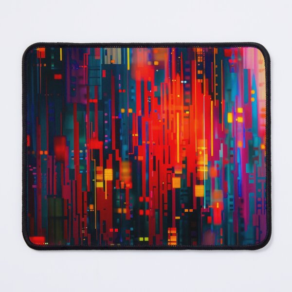 Item preview, Colorful Glitch Aesthetic Lines Bold, Edgy Vibrant Abstract designed and sold by DEC02.