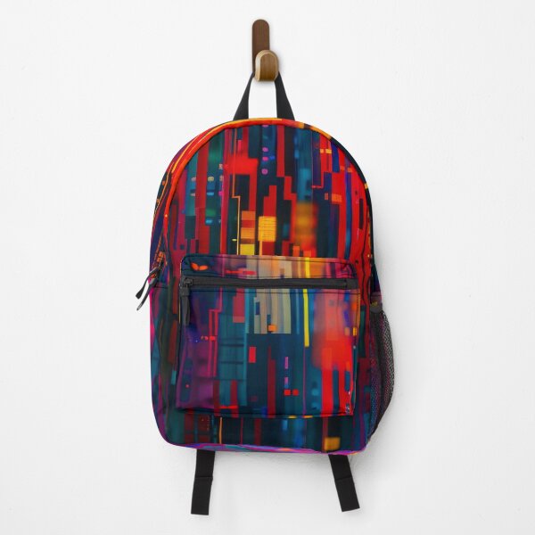 Item preview, Colorful Glitch Aesthetic Lines Bold, Edgy Vibrant Abstract  designed and sold by DEC02.