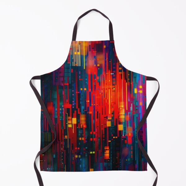 Item preview, Colorful Glitch Aesthetic Lines Bold, Edgy Vibrant Abstract designed and sold by DEC02.