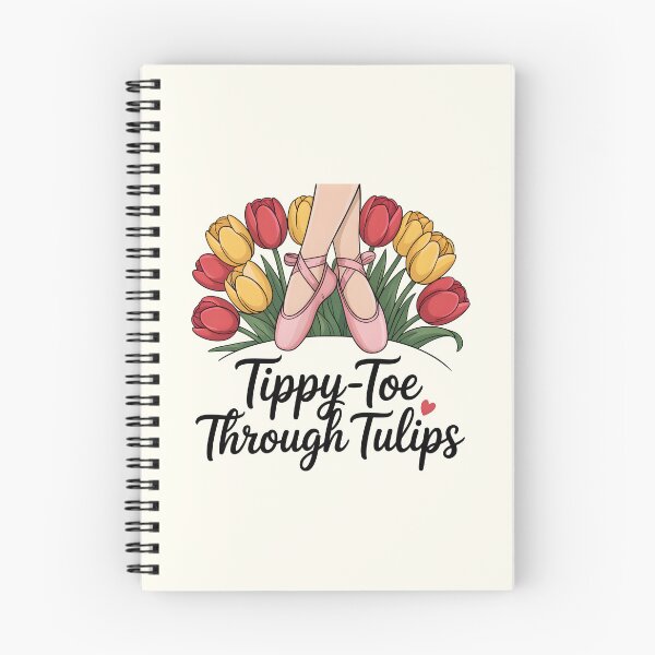 Item preview, Tippy-Toe Through Tulips – Graceful Spring Design designed and sold by Jollys-ArtShop.