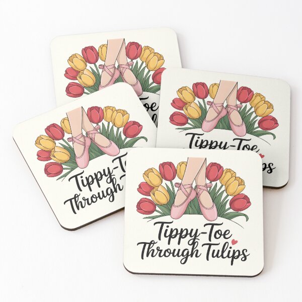 Item preview, Tippy-Toe Through Tulips – Graceful Spring Design designed and sold by Jollys-ArtShop.