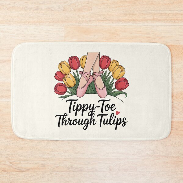 Item preview, Tippy-Toe Through Tulips – Graceful Spring Design designed and sold by Jollys-ArtShop.