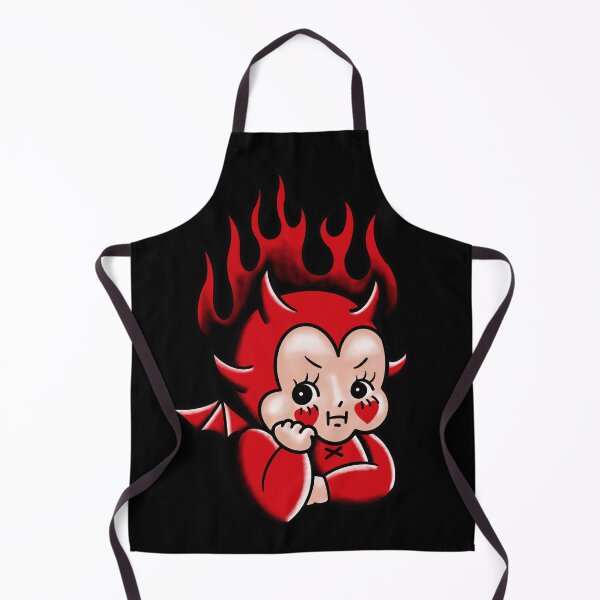 Item preview, Retro Vintage cute Halloween baby devil tattoo designed and sold by VeryEnglishGent.