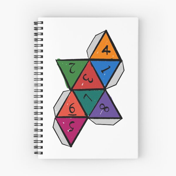 Item preview, 8-Sided die exploded view  designed and sold by rogerjporter.