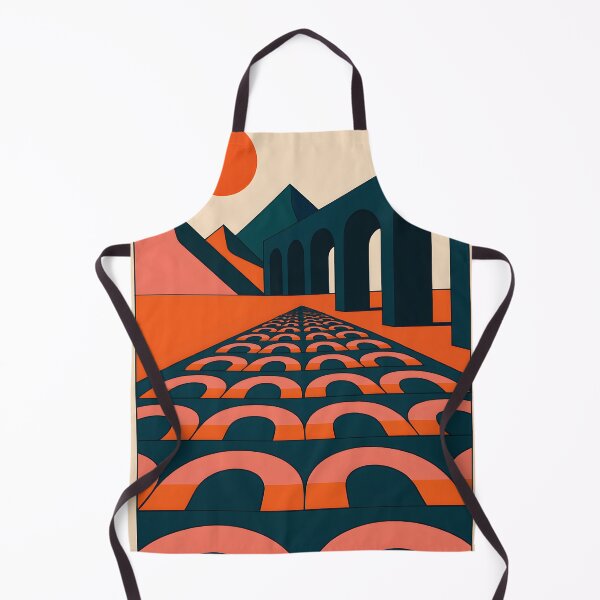 Item preview, Surreal Geometric Desert Landscape Bold Colors designed and sold by aether-lab.