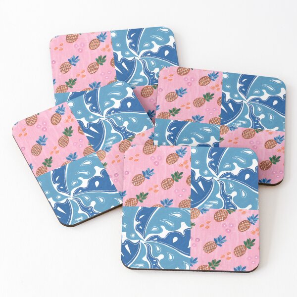 Item preview, Tropical Palms and Pineapples Combo designed and sold by MindyTimmArtist.