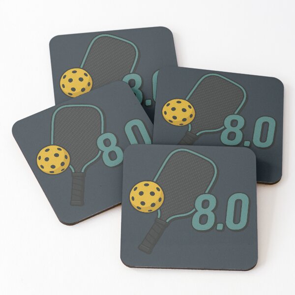 Item preview, Pickleball Player Rating 8.0 Blueish Green designed and sold by LovingJoyfully.