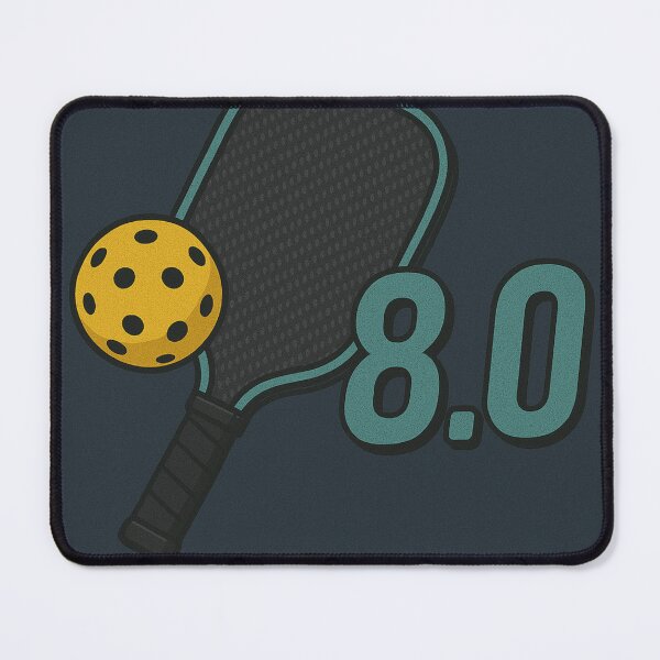 Item preview, Pickleball Player Rating 8.0 Blueish Green designed and sold by LovingJoyfully.