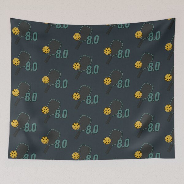 Item preview, Pickleball Player Rating 8.0 Blueish Green designed and sold by LovingJoyfully.