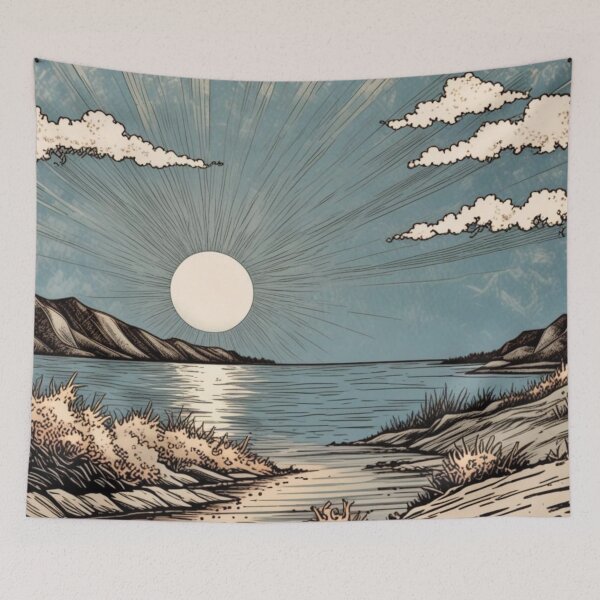 Item preview, Sundown At The Beach designed and sold by ArtRinseRepeat.