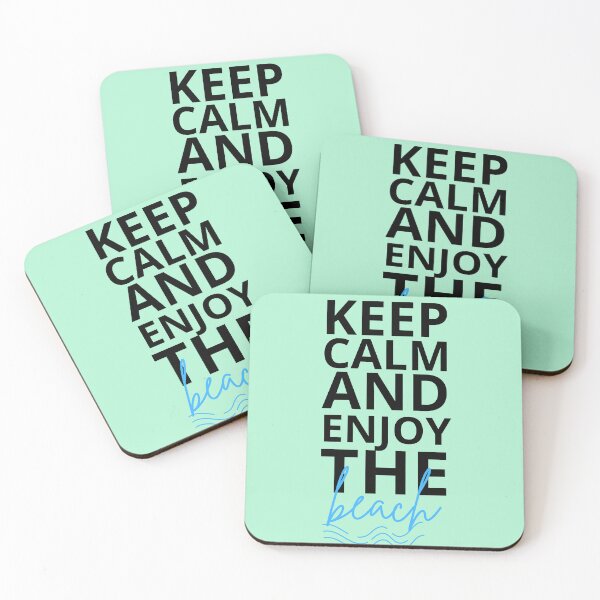 Item preview, Keep Calm and Enjoy the Beach (light) designed and sold by OliveStreetDesigns.
