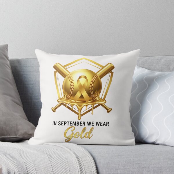Item preview, in September We Wear Gold Baseball Drip Boy Childhood Cancer designed and sold by diyoor.