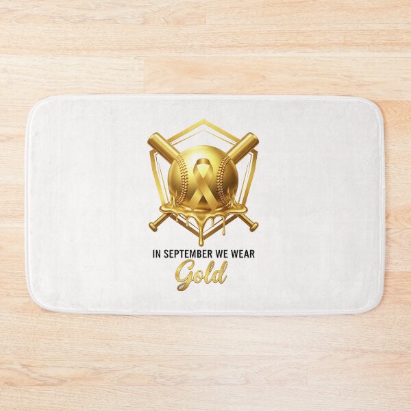 Item preview, in September We Wear Gold Baseball Drip Boy Childhood Cancer   designed and sold by diyoor.