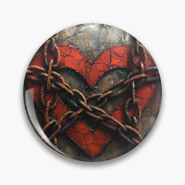 Item preview, Heart in chains designed and sold by ByteRebel.