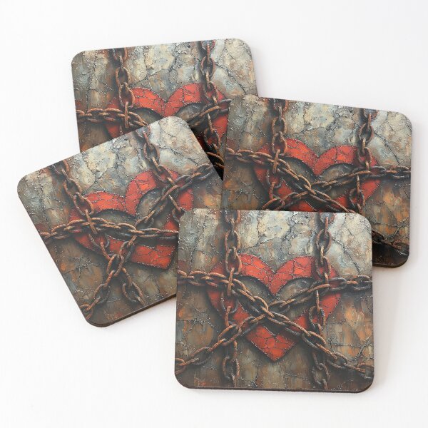 Item preview, Heart in chains designed and sold by ByteRebel.