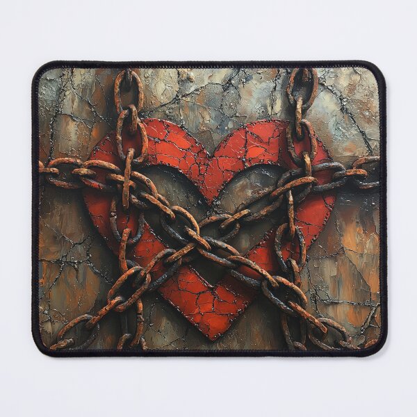 Item preview, Heart in chains designed and sold by ByteRebel.