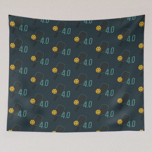 Item preview, Pickleball Player Rating 4.0 Blueish Green designed and sold by LovingJoyfully.