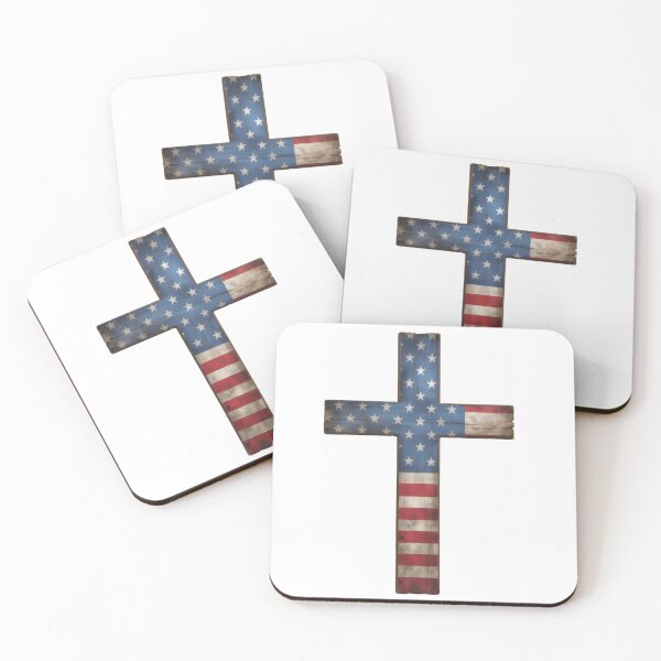 Item preview, Rugged Cross With American Flag Pattern designed and sold by PNWEnergy.