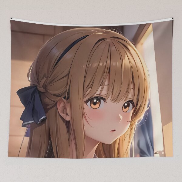 Item preview, Mahiru Shiina Gentle Gaze The Angel Next Door Anime designed and sold by bystudiolereve.