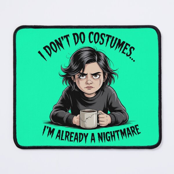 Item preview, "Grumpy Coffee Lover Funny Halloween Quote" designed and sold by HolisticFurArt.