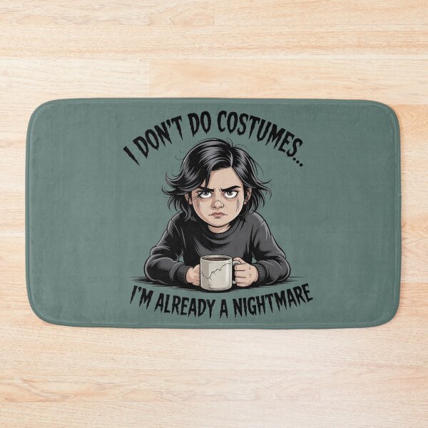 Item preview, "Grumpy Coffee Lover Funny  Halloween Quote" designed and sold by HolisticFurArt.