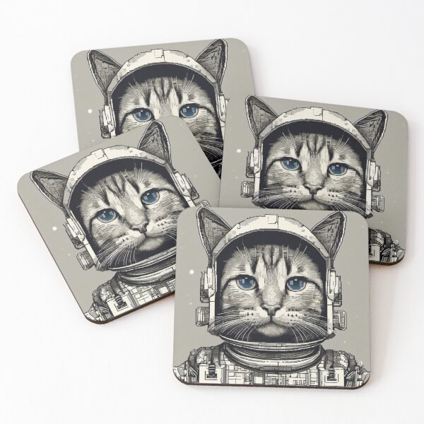 Item preview, Astro Cat – Retro Pixel Space Explorer designed and sold by BLoCKSiGNaL.