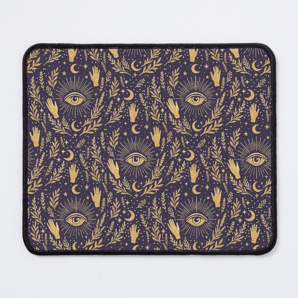 Item preview, Mystical Boho Eye Pattern – Golden Celestial Witchy Design designed and sold by MindFulStudios.
