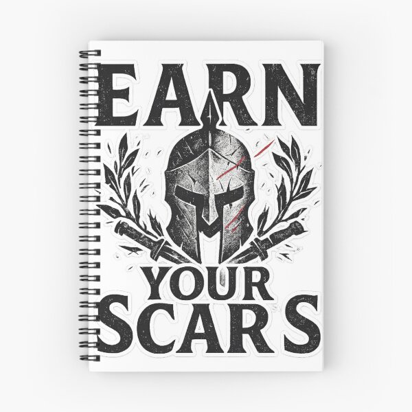 Item preview, EARN YOUR SCARS designed and sold by BroShirtStore.