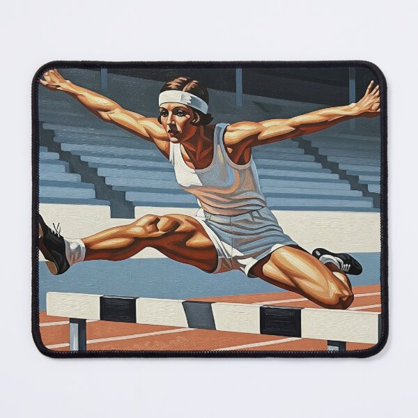 Item preview, LA HAIE ÉLÉGANTE (The Elegant Hurdle) - Original Art Deco Artwork designed and sold by elektronen.