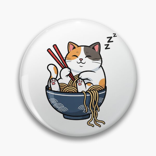 Artikelvorschau, Süße Anime Merch Katzendesign Japanische Ramen-Nudelkleidung entworfen und verkauft von cawtoon.