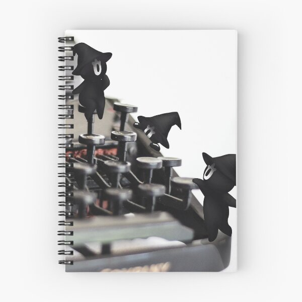 Item preview, Witches climbing on a typewriter designed and sold by A.W. Groot Roessink.