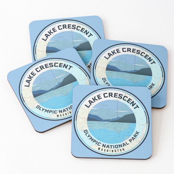 Item preview, Souvenir Map - Lake Crescent designed and sold by Willz Designz.