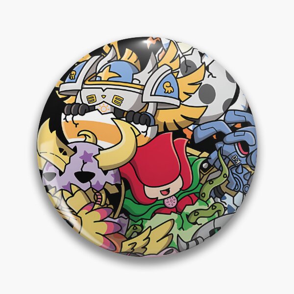 Item preview, Original Mega Digimon Chibi Eggs designed and sold by WallerChicArt.