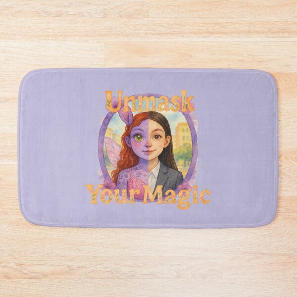 Item preview, Unmask Your Magic – Whimsical Watercolor Split-Face Design designed and sold by KaysUplifting.