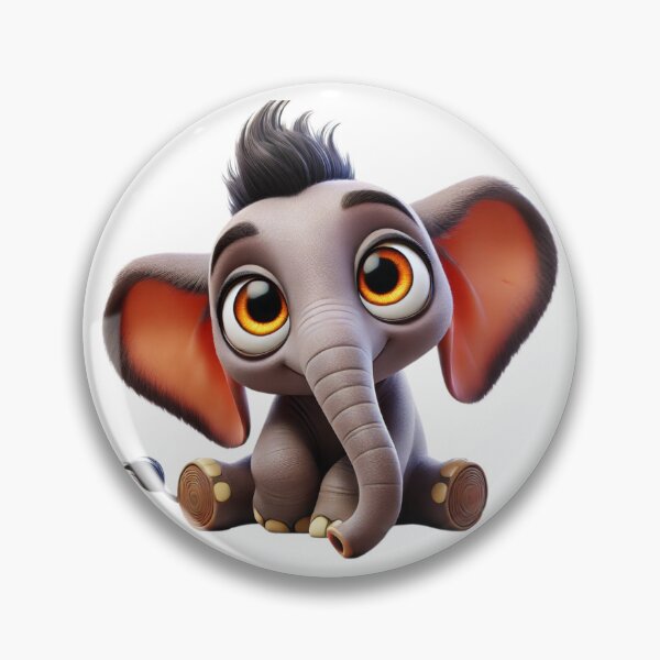 Item preview, Adorable African Forest Elephant designed and sold by Sillytoe.