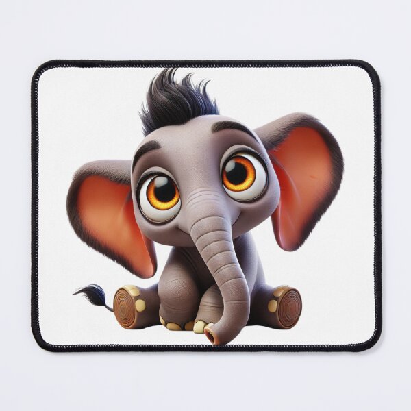 Item preview, Adorable African Forest Elephant designed and sold by Sillytoe.