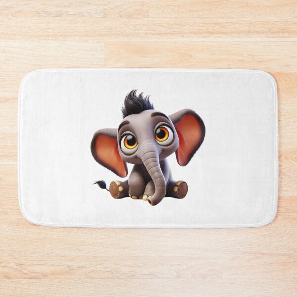 Item preview, Adorable African Forest Elephant designed and sold by Sillytoe.