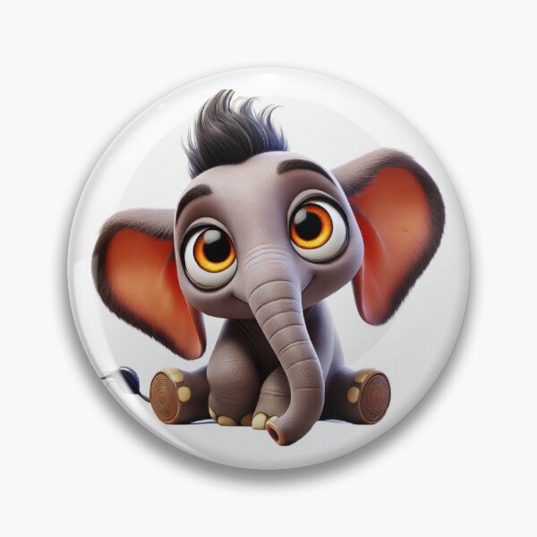 Item preview, Cute African Forest Elephant designed and sold by Sillytoe.