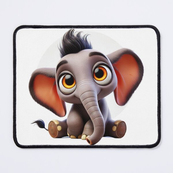 Item preview, Cute African Forest Elephant designed and sold by Sillytoe.