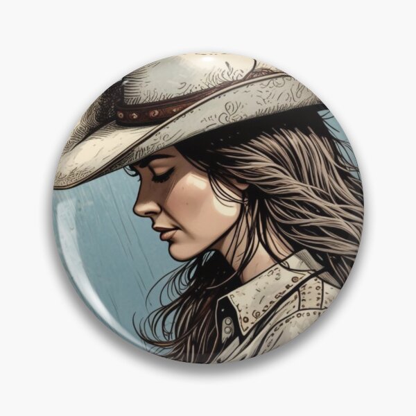 Item preview, Vintage Cowgirl 4 designed and sold by ArtRinseRepeat.