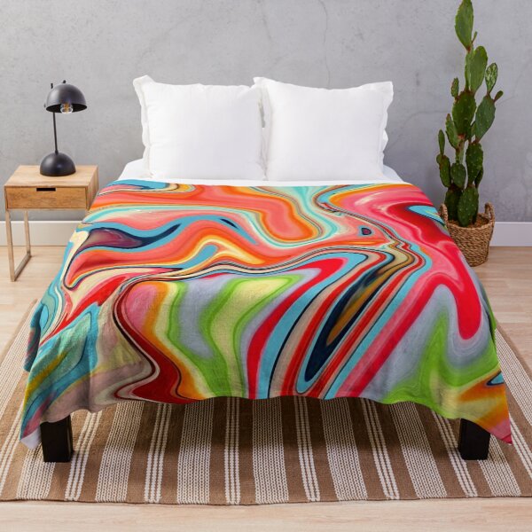 Aperçu de l'œuvre Vagues de couleurs créée et vendue par ViaARTfactory.