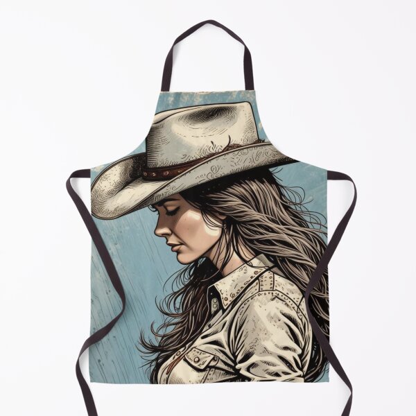 Item preview, Vintage Cowgirl 4 designed and sold by ArtRinseRepeat.