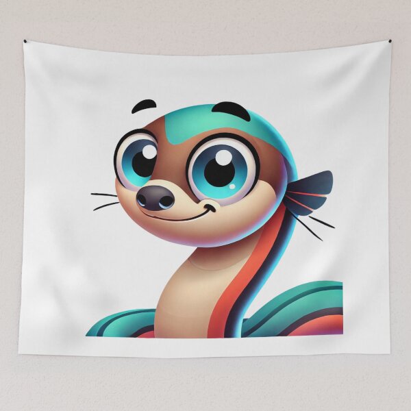 Item preview, Adorable American Eel designed and sold by Sillytoe.
